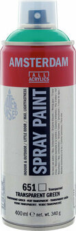 Amsterdam spraypaint 651 transparantgroen 400 ml