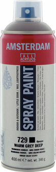 Amsterdam spraypaint 729 warmgrijs donker 400 ml