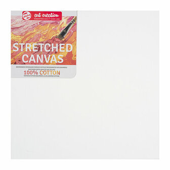 Art Creation Schildersdoek - Gespannen Canvas - Canvasdoek - Wit Schildercanvas - Verfdoek - Schilderpaneel - Geverfd Schilderdoek - Kant-en-Klaar Opspanraam - Geschikt voor Schilderen &amp; Illustraties 