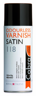 Vernis - Acrylvernis - Beschermende Lak - Topcoat - Finishlaag - Beschermlaag - Laklaag - Cobra Zijdeglans - 400 ml - Voor Olieverf &amp; Doek