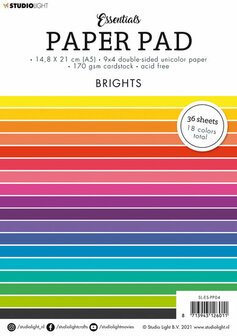 Paper Pad - Brights nr. 04 - A5 - 170 grams - Studiolight
