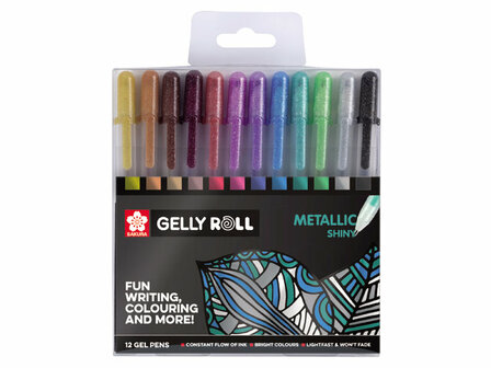 Sakura Gelly Roll Metallic set 12 stuks