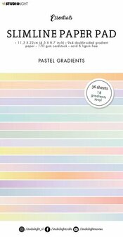 Paper Pad - Diverse Kleuren - 9 x 4 cm - 170 grams - Studiolight