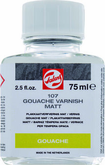 Vernis - Acrylvernis - Beschermende Lak - Topcoat - Finishlaag - Beschermlaag - Laklaag - Talens Plakkaatvernis Mat (107) - 75 ml - Voor Gouache &amp; Schoolverf