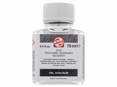 Vernis - Acrylvernis - Beschermende Lak - Topcoat - Finishlaag - Beschermlaag - Laklaag - Talens Glans (002) - 75 ml - Voor Klein Werk &amp; Details