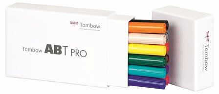 Tombow ABT Pro set&nbsp;Basic colors 12 stuks
