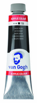 Van Gogh acrylverf 735 oxydzwart 150 ml