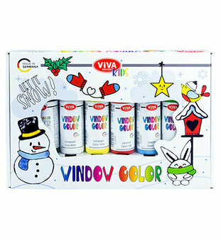 Viva windowcolor set let it snow