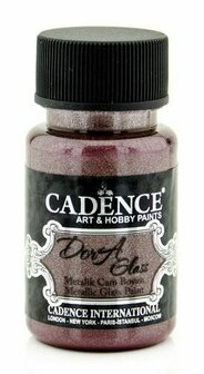 Cadence dora metallic glass bright maroon 50 ml