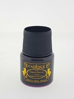 Cadence glass &amp; porcelain paint aubergine 45 ml