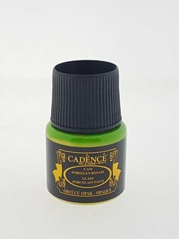 Cadence glass &amp; porcelain paint kiwi green 45 ml