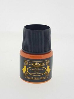 Cadence glass &amp; porcelain paint orange 45 ml