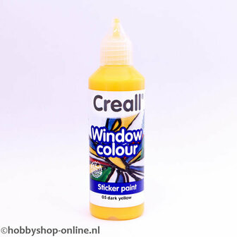 Creall windowcolor 05 donkergeel 80ml