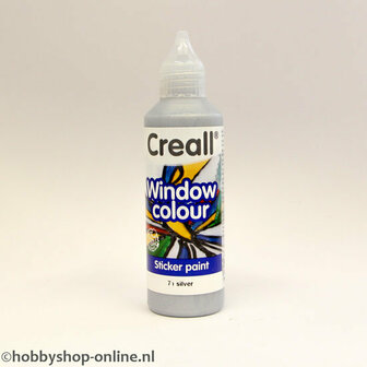 Creall windowcolor 71 zilver 80 ml