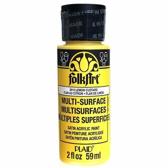 Folkart multi-surface acrylverf 2913 lemon custard 59 ml