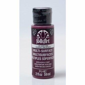 Folkart multi-surface acrylverf 2941 berry wine 59 ml