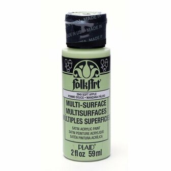 Folkart multi-surface acrylverf 2949 soft apple 59 ml