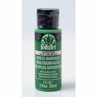 Folkart multi-surface acrylverf 2950 bright green 59 ml
