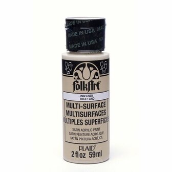 Folkart multi-surface acrylverf 2982 linen 59 ml