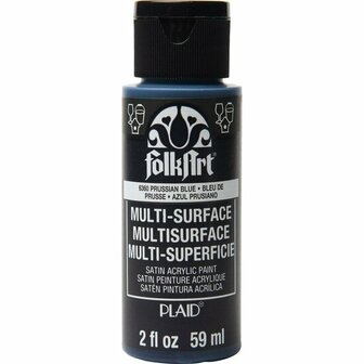 Folkart multi-surface acrylverf 6360 prussian blue 59 ml