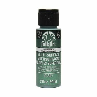 Folkart multi-surface metallic acrylverf 6310 malachite 59 ml