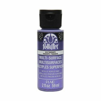 Metallic Verf - Acrylverf Metallic Sterling Silver - Metaalverf - Zilverkleurige Metallic Hobbyverf - Glansverf - Shimmerverf - FolkArt - #2964 - 59ml