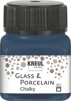 Kreul porseleinverf chalky navy blue 20 ml