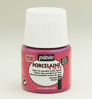 Pebeo porseleinverf 09 fuchsia 45 ml