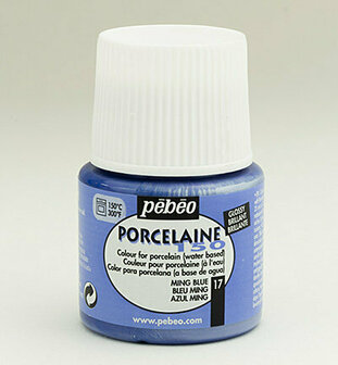 Pebeo porseleinverf 17 ming blue 45 ml