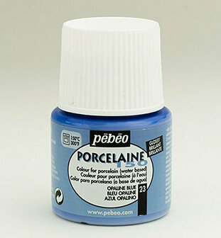 Pebeo porseleinverf 23 opaline blue 45 ml