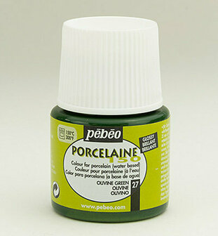 Pebeo porseleinverf 27 olivine green 45 ml