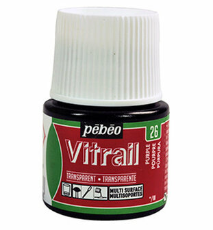 Pebeo vitrail transparant - 26 purple 45 ml