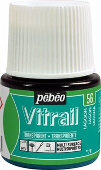 Pebeo vitrail transparant - 56 lagoon 45 ml