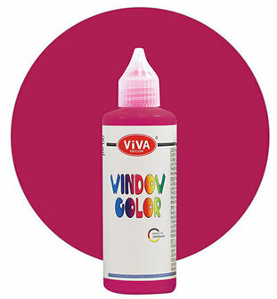 Viva windowcolor bessenrood 90 ml
