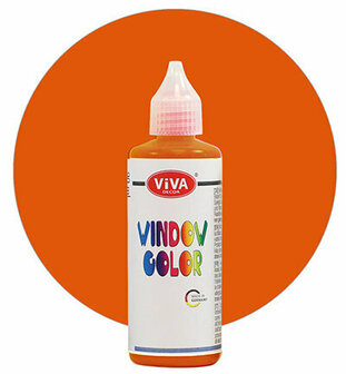 Viva windowcolor oranje 90 ml