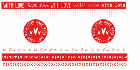 Washi tape - filled with love collection nr. 19