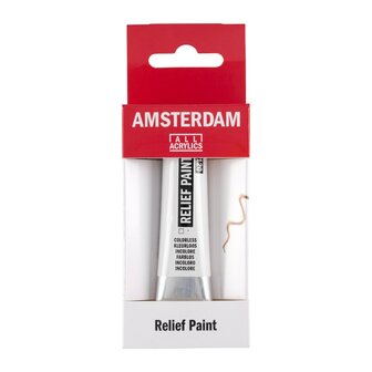 Amsterdam deco Relief Paint 120 kleurloos 20 ml