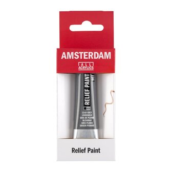 Amsterdam deco Relief Paint 736 loodgrijs 20 ml