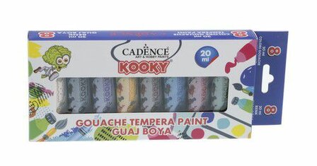 Cadence gouache tempera startset 8 x 20 ml