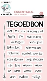 Clear stamps Tegoedbon - Essentials nr. 268