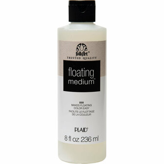 FolkArt Floating Medium &ndash; Schildermedium Voor Acrylverf &ndash; Soepel Penseelwerk &ndash; Realistische Schaduwen &ndash; Aquarel Effect &ndash; Voor Hout en Canvas &ndash; 236 ml