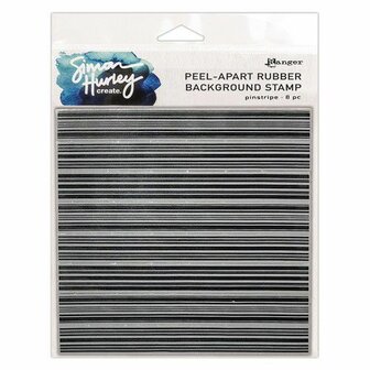 Simon Hurley peel-apart rubber stamp - Pinstripe