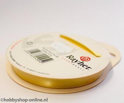 Satijnlint - Luxe Satijnen Linten - Decoratief Gouden Lint - Geschenkverpakking en DIY - Breedte 10 mm - Lengte 10 Meter - Ideaal Voor Feestelijke Decoraties