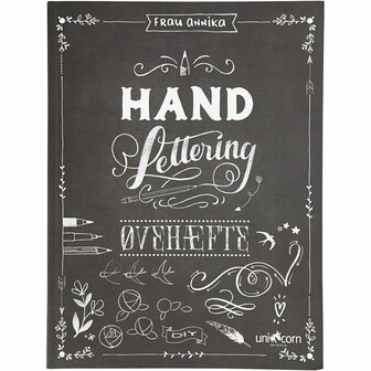 Handlettering - Letteringboek - Oefenboek Voor Schrijven - Creatieve Tekstontwerpen - Typografie - Bullet Journal Accessoires - 21x28 cm - 63 Pagina&rsquo;s