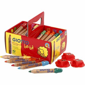 Kleurpotloden - Set Van 36 Stuks - Diverse Kleuren - Extra Dikke Kleurpotloden - Lengte 10,5cm - &Oslash;13mm - Vulling 6mm - Voor Kinderen &amp; Creatieve Kleurrijke Kunstwerken