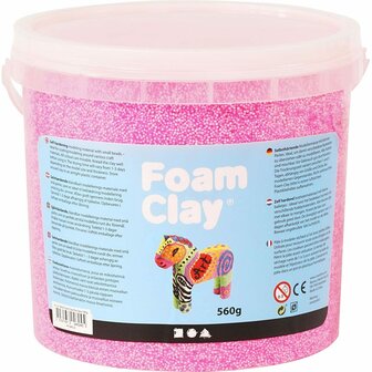 Foam Clay&reg;, neon roze, 560 gr/ 1 emmer