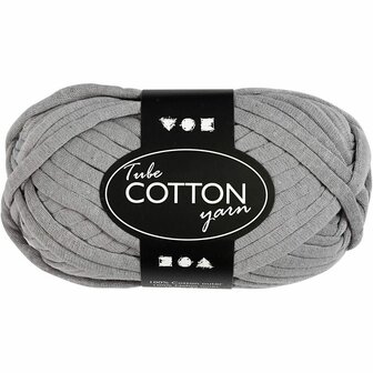 Textielgaren - Macram&eacute; Garen - Duurzaam Textielgaren - Breigaren - Handwerkgaren Voor DIY &amp; Mode - Hobby Garen - Kleur: Grijs - Extra Sterk &amp; Stevig - 45m - 100gr - 1 Bol