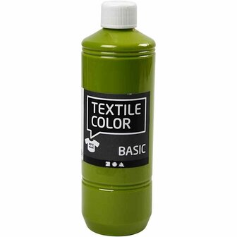 Textielverf Groen  Kiwi Groene Kledingverf  Basic - Stofverf  Textiel Kleurstof  Stoffenverf  Verf Voor Kleding  Textiel Verven  Kleurstof Voor Stof  DIY Kleding Verven  500 ml