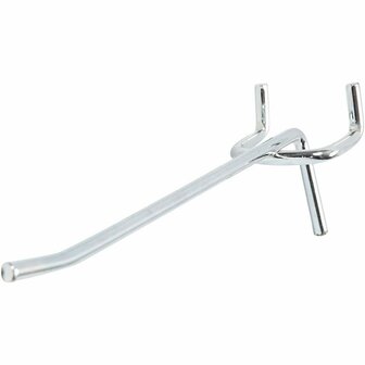 Enkele Haak 100 mm, Dikte 3 mm, 20 Stuks - Haak voor Geperforeerde Platen