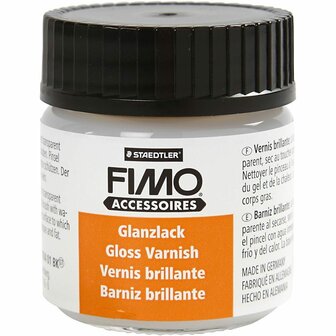 Vernis - Acrylvernis - Beschermende Lak - Topcoat - Finishlaag - Beschermlaag - Laklaag - Transparante Lak - Klei Decoreren - 35ml - FIMO